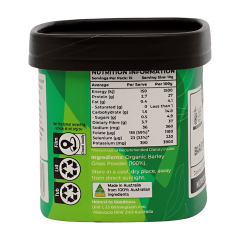 Honest To Goodness Organic Barley Grass Powder
