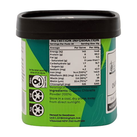 Honest To Goodness Organic Chlorella Powder