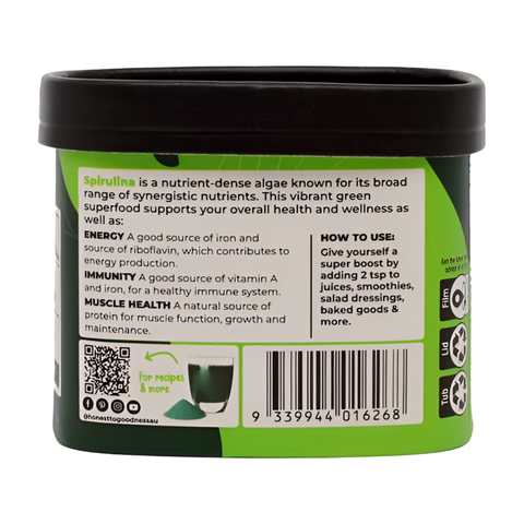Honest To Goodness Organic Spirulina Powder
