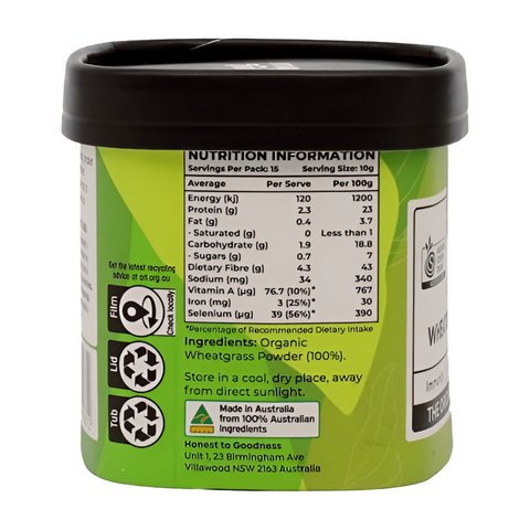 Honest To Goodness Organic Wheatgrass Powder