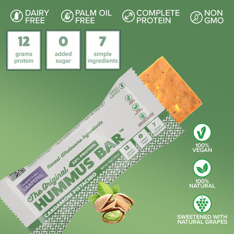 Grapeful Hummus Cardamom Pistachio