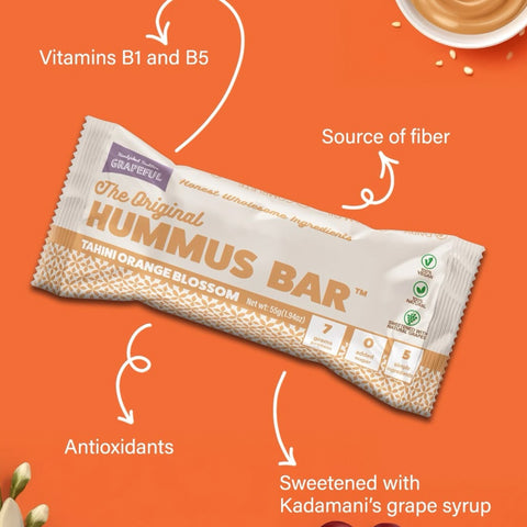 Grapeful Hummus Tahini Orange Blossom