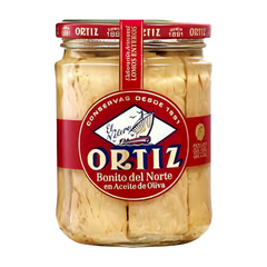 Ortiz White Tuna In Olive Oil Glass Jar