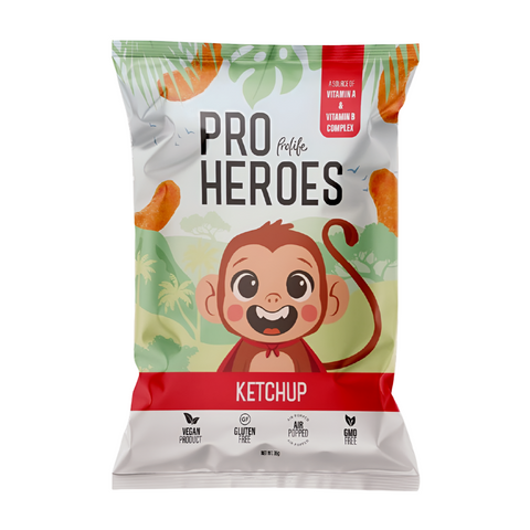 Prolife Pro Heroes Ketchup Puffs + Vitamins A & B