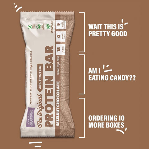 Grapeful Protein Bar Chocolate Hazelnut