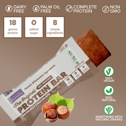 Grapeful Protein Bar Chocolate Hazelnut