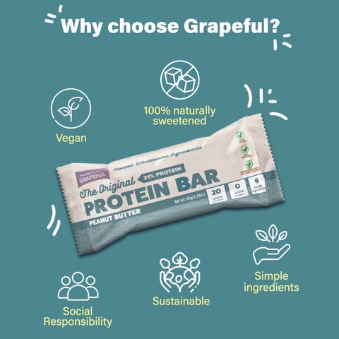 Grapeful Protein Bar Peanut Butter
