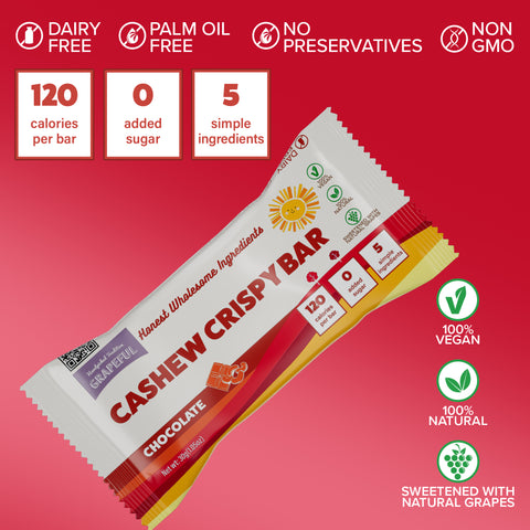 Grapeful Cashew Crispy Chocolate