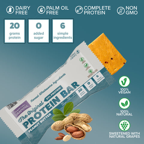 Grapeful Protein Bar Peanut Butter