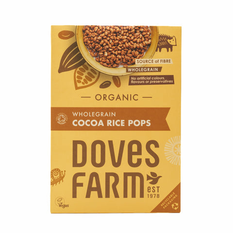 Doves Organic Whole grain Cocoa Rice Pops