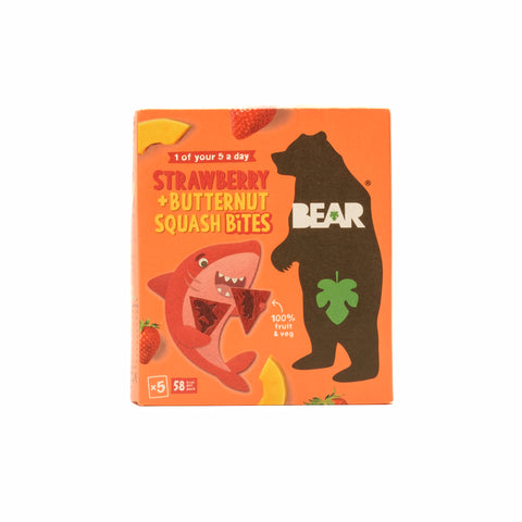 Bear Bites Fruit & Veg Shapes Strawberry & Butternut Squash