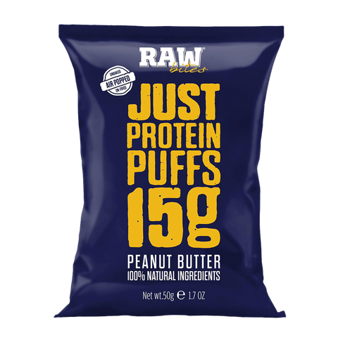 Raw Bites Protein Puffs Peanut Butter