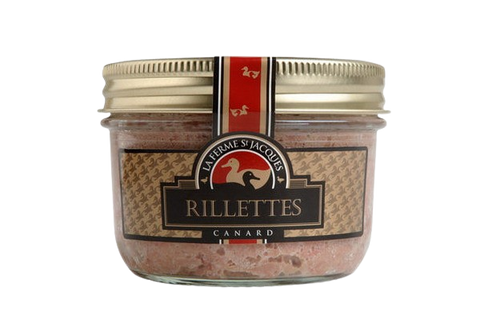 LA FERME ST JACQUES Rillettes Pur Canard Bocal (320g)- Pure Duck Meat Pâté