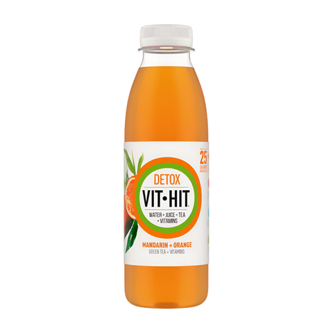 Vit-Hit Detox Mandarin + Orange Green Tea + Vitamins