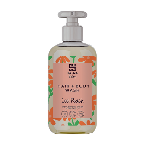 Salma Baby Hair + Body Wash Cool Peach