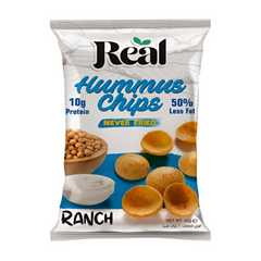 Real Nutrition 10g Protein Baked Hummus Chips Ranch