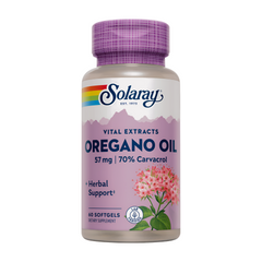 Solaray Oregano Oil extract 57 mg. (70% Carvacrol)