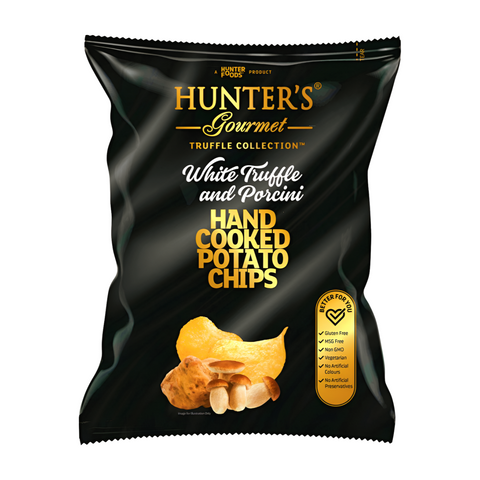 Hunter’S Gourmet, Hand Cooked Potato Chips – White Truffle & Porcini