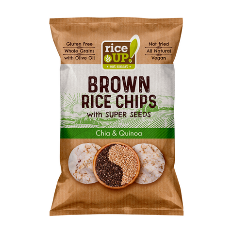 Rice Up! Whole Grain Rice Chips Chia And Quinoa