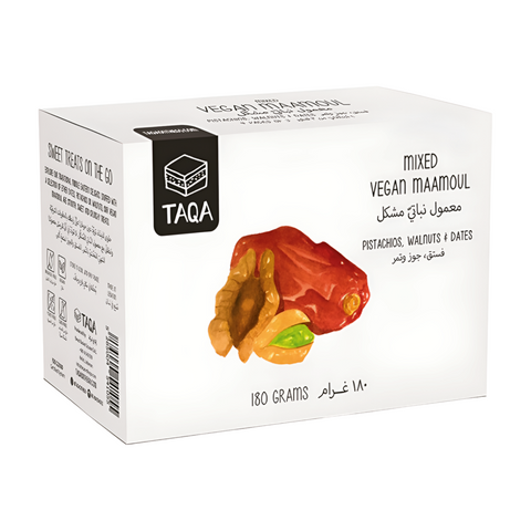 Taqa Mixed Vegan Maamoul Multi Pack 180 Grs