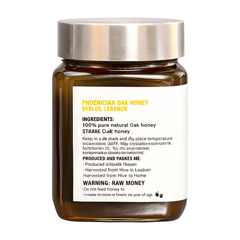 Beehybrid Natural Oak Honey Jar