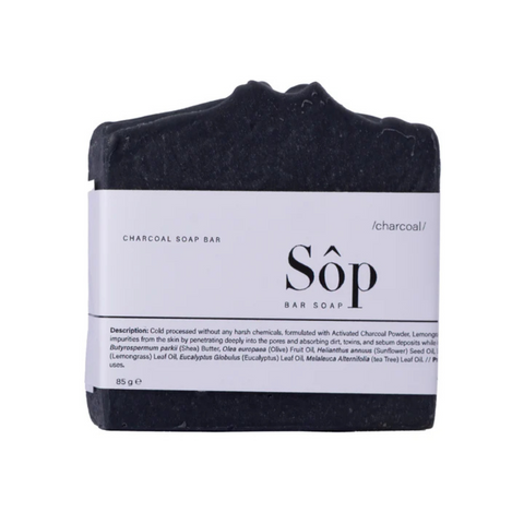 Sôp Charcoal Face&Body Bar soap