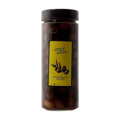 Zejd Apero Souri Black Olives 450g