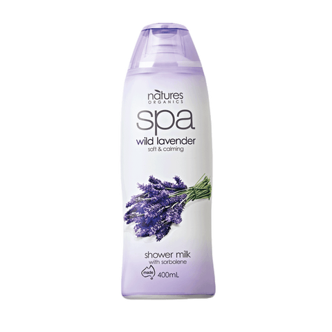 Natures Organics Spa Wild Lavender Shower Milk