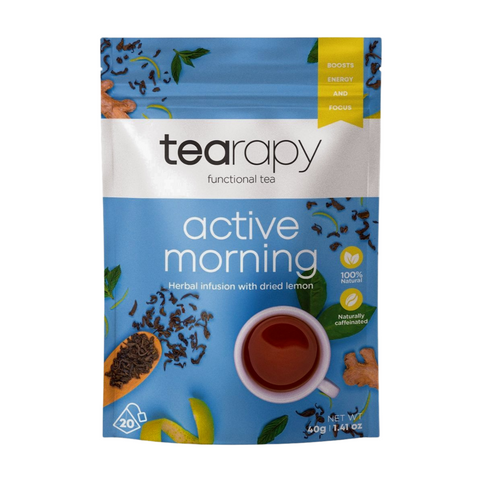 Tearapy Active Morning, Herbal Infusion with Dried Lemon