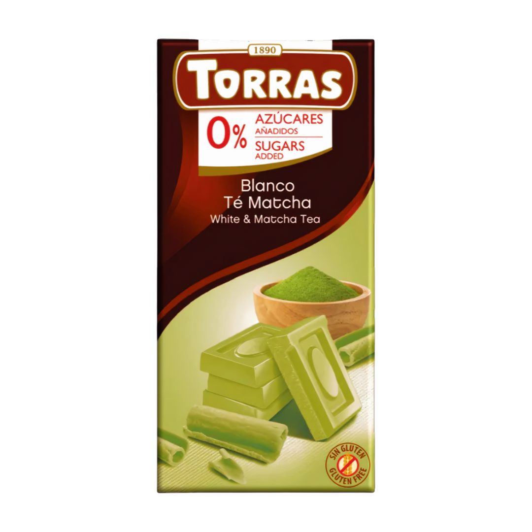 Torras Sugar Free White Chocolate with Matcha – LivGood Lebanon