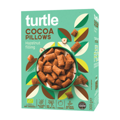 Turtle Organic Gluten Free Cocoa Pillows with Hazelnut