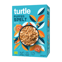 Turtle Organic Puffed Spelt with Honey