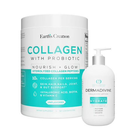 Earth`s Creation Buy 1 Collagen Powder Get 1 Collagen Lotion For Free