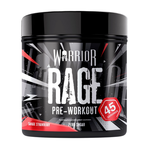 Warrior RAGE Pre Workout Supplement  Savage Strawberry