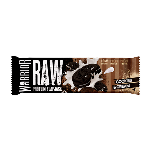 Warrior Raw Protein Flapjack- Cookies and Cream