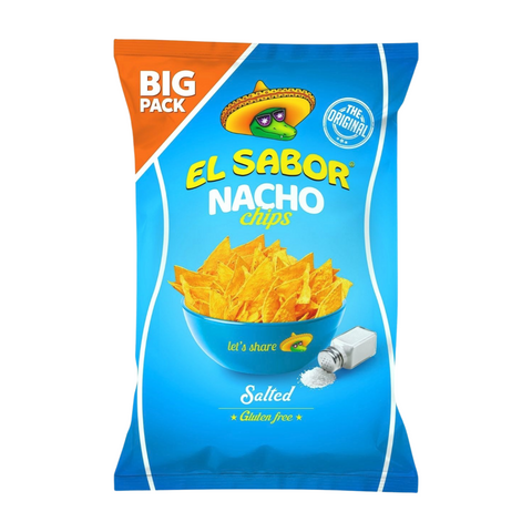 El Sabor  Nacho Chips, Big Pack, Salted