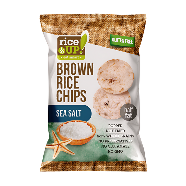 Rice Up! Whole Grain Rice Chips Sea Salt – LivGood Lebanon