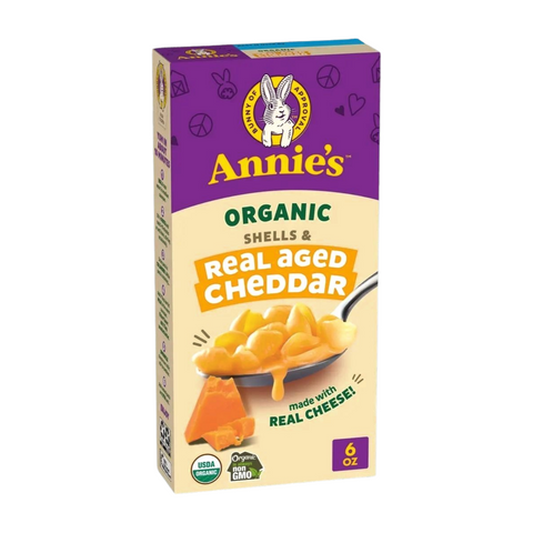 Annie`S Mac and Cheese Shells Real Aged Cheddar Organic Pasta