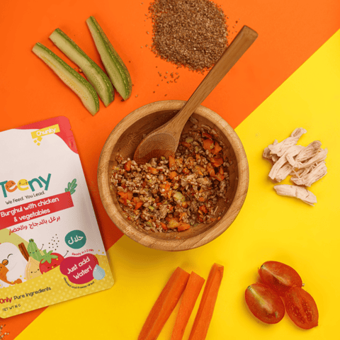 Teeny Burghul With Chicken And Vegetables Chunky Blend