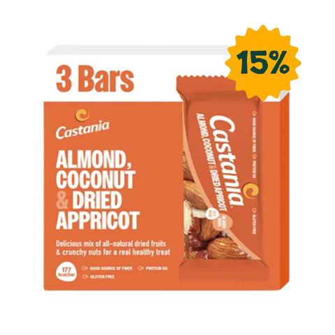 Castania Energy Bar Box Almond & Coconut 3 Bars