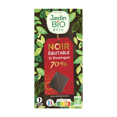 Jardin Bio Chocolat Noir Bio - 70%