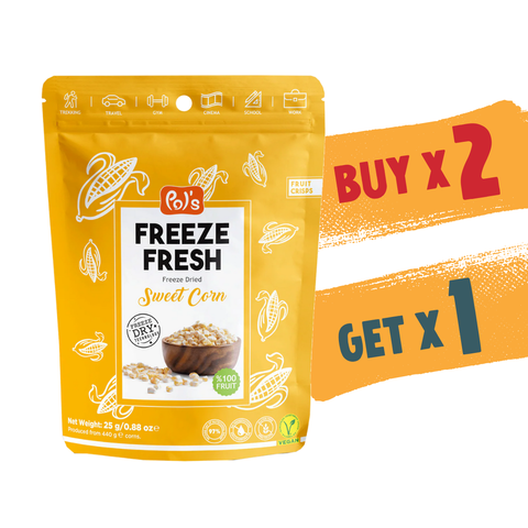 Buy 2 Get 1 Peddle Life Freeze Dried Corn