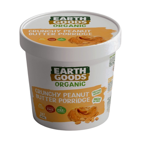 Earth goods Organic  Gluten Free Crunchy Peanut Butter Porridge