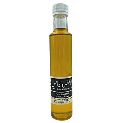 Dry & Raw Cold Pressed Flax Seed Oil