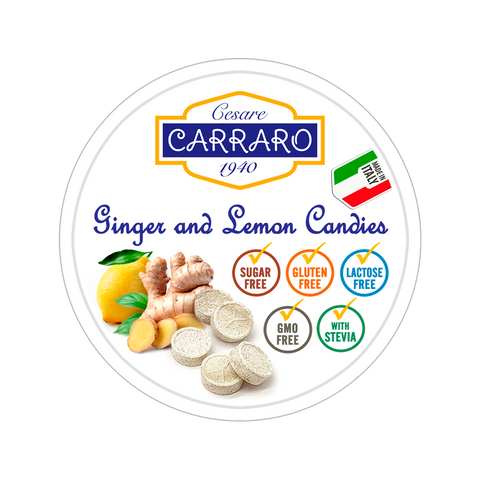 Cesare Carraro Ginger and Lemon Candies