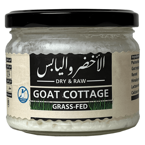 Dry and Raw Grass Fed Goat Cottage cheese