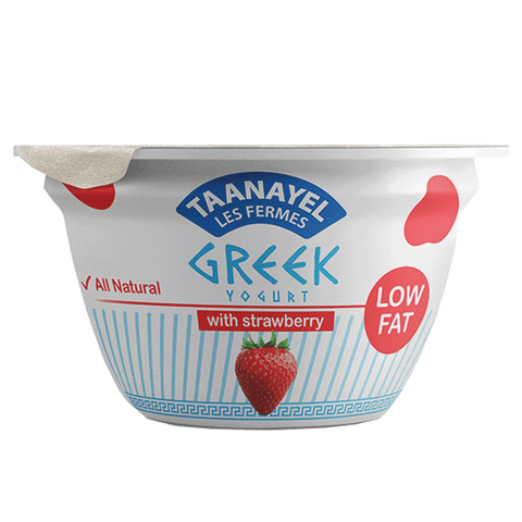 Taanayel Low Fat Greek Yogurt Strawberry
