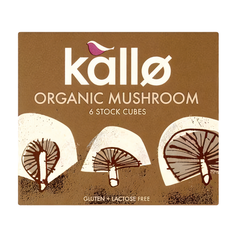 Kallo Organic Mushroom Stock Cubes 6 Stock Cubes