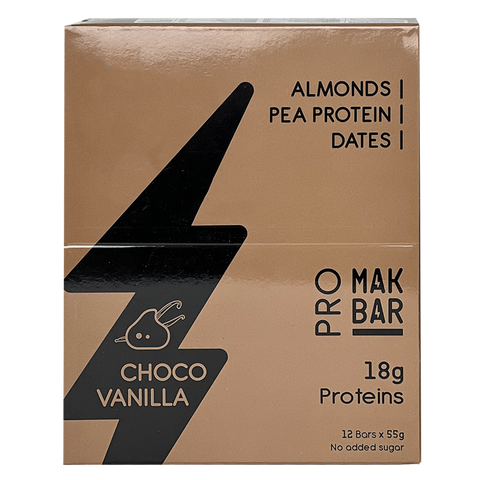 Mak Bar Vanilla Choco Chip With 18 G Protein Box