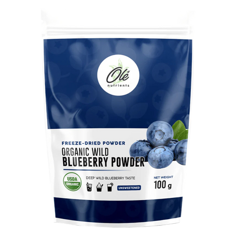 Organic Wild Freeze - Dried Blueberry Powder " Pouch "